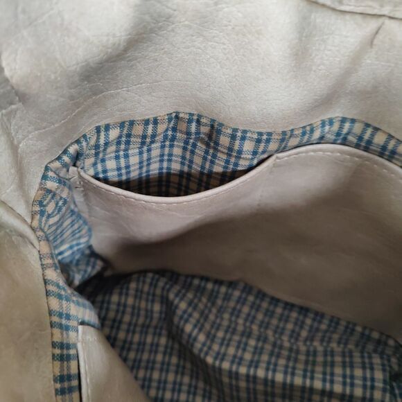 HANDMADE VNTG Leather Bag Mushroom Butterfly Fairy Forest Whimsigoth Cottage Twe - Picture 15 of 15